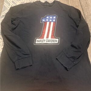 Harley-Davidson Men's Navy Long Sleeve Tee